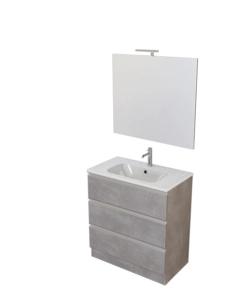 MOBILE BAGNO "CANOVA" CEMENTO, 80 CM